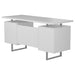 Lawtey Floating Top Office Desk Weathered Grey - Furniture Land (Milwaukee, WI)