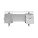 Lawtey Floating Top Office Desk White Gloss - Furniture Land (Milwaukee, WI)