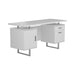 Lawtey Floating Top Office Desk Weathered Grey - Furniture Land (Milwaukee, WI)