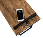 Maxwell C-shaped Accent Table with USB Charging Port - Furniture Land (Milwaukee, WI)