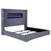Tisdall California King, E.King & Queen Bed Grey, Black & Queen - Furniture Land (Milwaukee, WI)