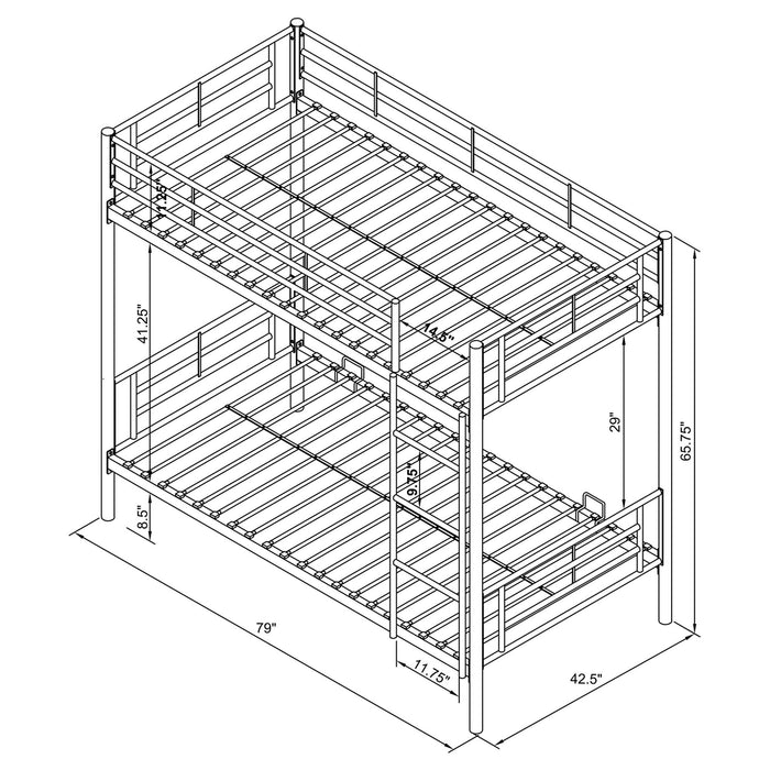 Hayward Bunk Beds - Furniture Land (Milwaukee, WI)
