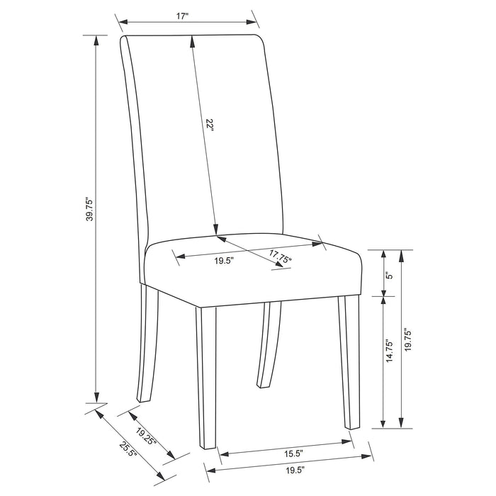 Herran Side Chairs - Furniture Land (Milwaukee, WI)