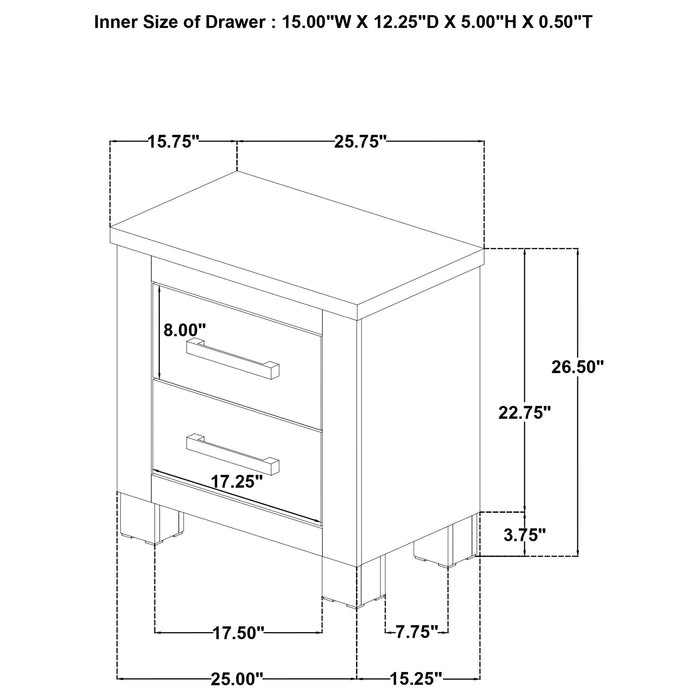 Oakglen Nightstands - Furniture Land (Milwaukee, WI)