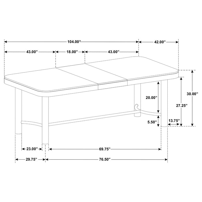 Arini Dining Tables - Furniture Land (Milwaukee, WI)