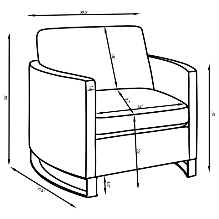 Corliss Accent Chairs - Furniture Land (Milwaukee, WI)