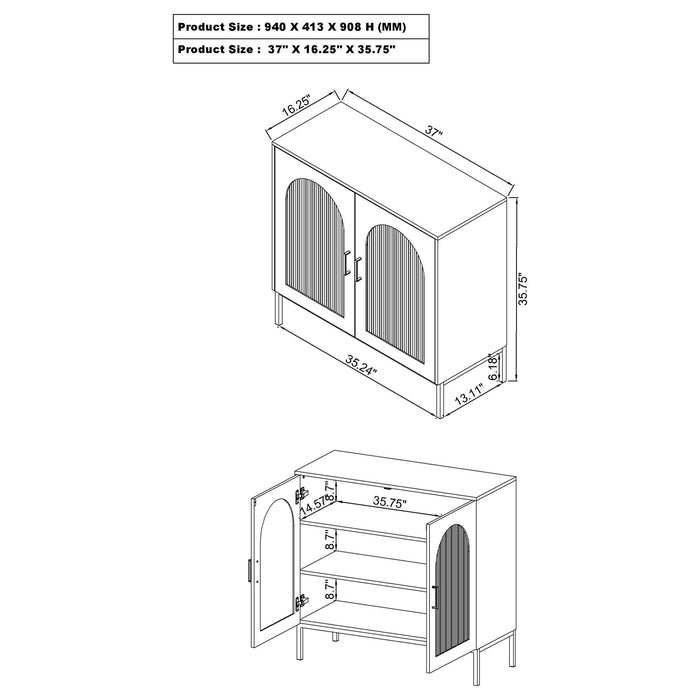 Jess Accent Cabinets - Furniture Land (Milwaukee, WI)