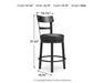 Valebeck Counter Height Bar Stool - Furniture Land (Milwaukee, WI)