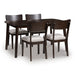 Mallenette Dining Table and 4 Chairs (Set of 5) - Furniture Land (Milwaukee, WI)