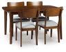 Tameride Dining Table and 4 Chairs (Set of 5) - Furniture Land (Milwaukee, WI)