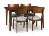Tameride Dining Table and 4 Chairs (Set of 5) - Furniture Land (Milwaukee, WI)