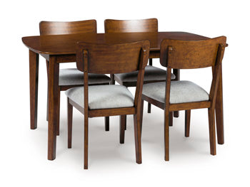 Tameride Dining Table and 4 Chairs (Set of 5) - Furniture Land (Milwaukee, WI)