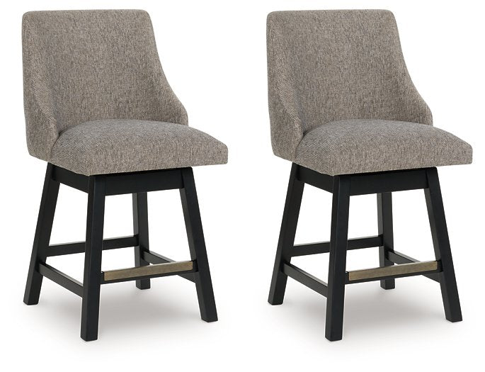 Neymorton Counter Height Barstool (Set of 2) - Furniture Land (Milwaukee, WI)