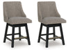 Neymorton Counter Height Barstool (Set of 2) - Furniture Land (Milwaukee, WI)