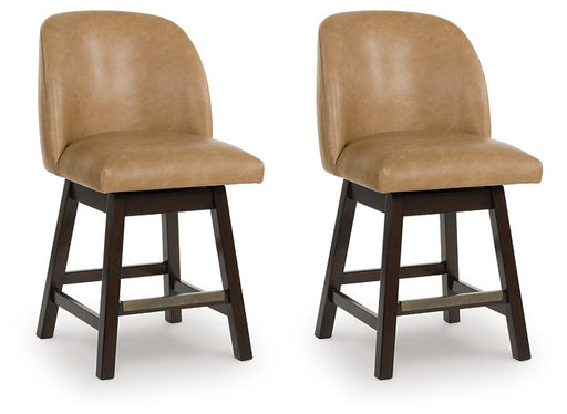 Neymorton Counter Height Barstool (Set of 2) - Furniture Land (Milwaukee, WI)