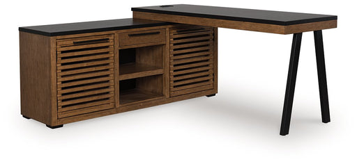 Kallari Credenza with Desk Return - Furniture Land (Milwaukee, WI)