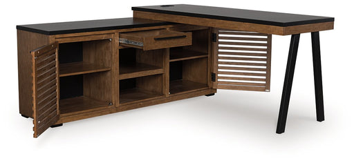 Kallari Credenza with Desk Return - Furniture Land (Milwaukee, WI)