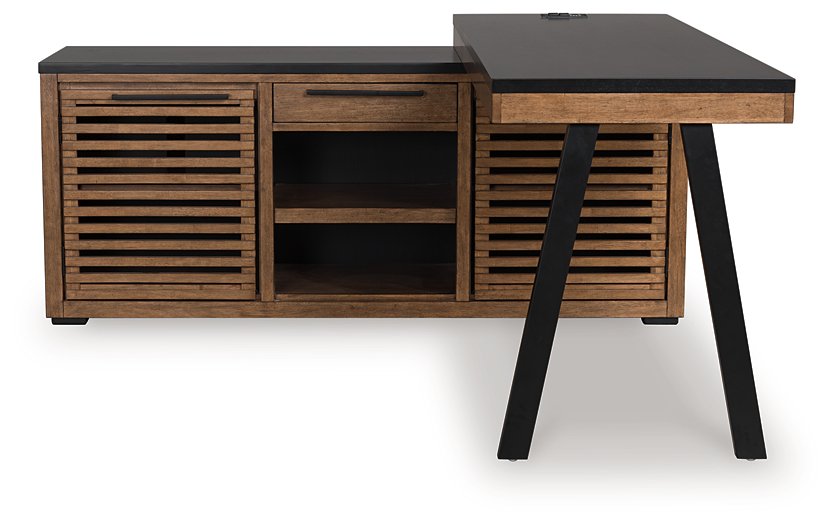Kallari Credenza with Desk Return - Furniture Land (Milwaukee, WI)