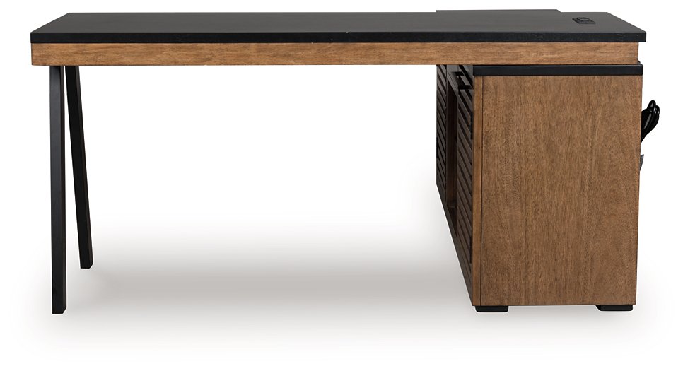 Kallari Credenza with Desk Return - Furniture Land (Milwaukee, WI)