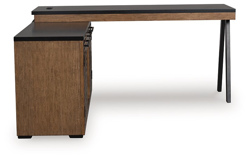 Kallari Credenza with Desk Return - Furniture Land (Milwaukee, WI)