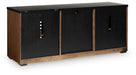 Kallari Credenza with Desk Return - Furniture Land (Milwaukee, WI)