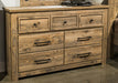 Rusticott Dresser and Mirror - Furniture Land (Milwaukee, WI)