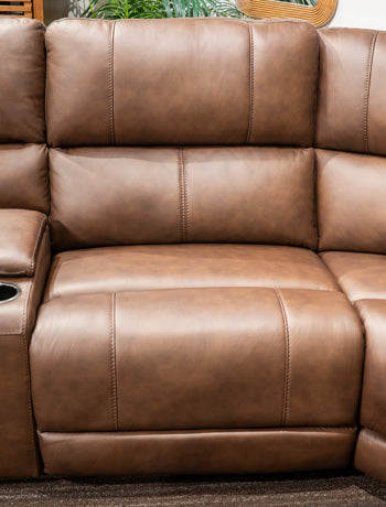 Bleckley Power Reclining Sectional - Furniture Land (Milwaukee, WI)