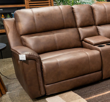Bleckley Power Reclining Sectional Loveseat - Furniture Land (Milwaukee, WI)