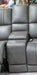 5Z - Pittson Power Reclining Sectional Loveseat with Console - Furniture Land (Milwaukee, WI)