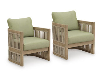 Serena Shores Outdoor Lounge Chair (Set of 2) - Furniture Land (Milwaukee, WI)