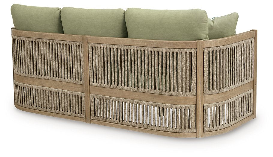 Serena Shores Outdoor Sofa with Cushion - Furniture Land (Milwaukee, WI)