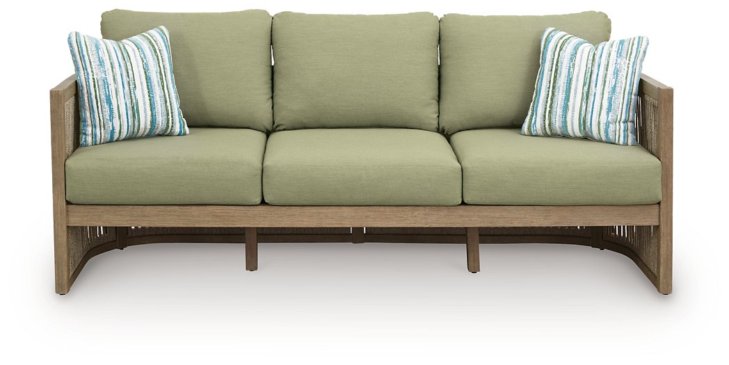 Serena Shores Outdoor Sofa with Cushion - Furniture Land (Milwaukee, WI)