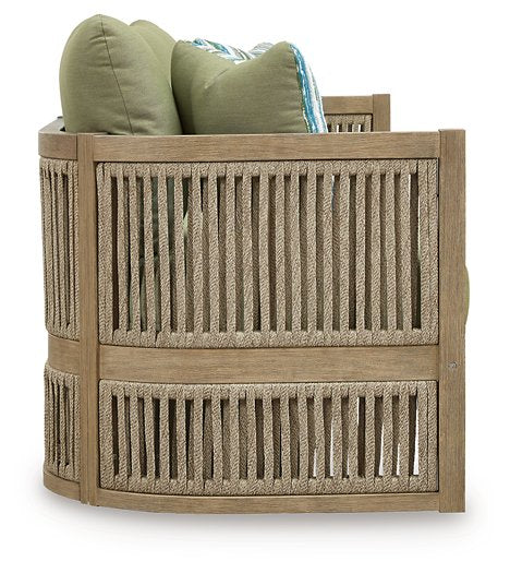 Serena Shores Outdoor Sofa with Cushion - Furniture Land (Milwaukee, WI)