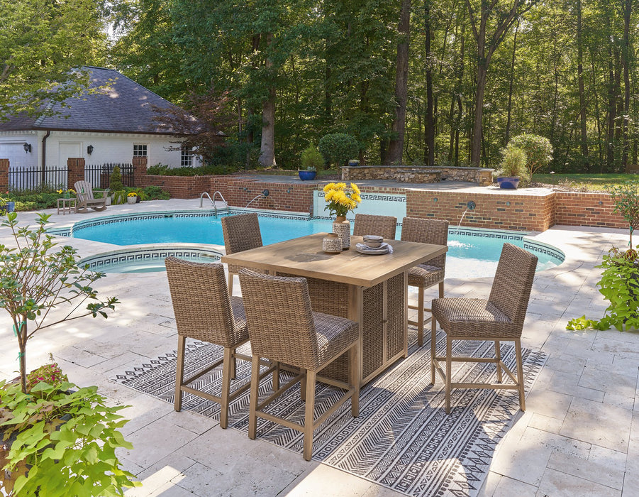 Walton Bridge Outdoor Dining Set - Furniture Land (Milwaukee, WI)