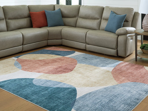 Chanleigh Washable 7'6" x 9'6" Area Rug - Furniture Land (Milwaukee, WI)
