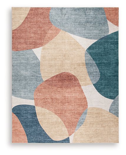 Chanleigh Washable 7'6" x 9'6" Area Rug - Furniture Land (Milwaukee, WI)