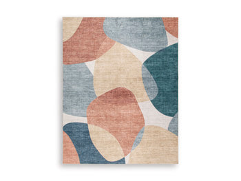 Chanleigh Washable 7'6" x 9'6" Area Rug - Furniture Land (Milwaukee, WI)