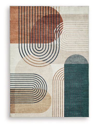Farrendale Washable Area Rug - Furniture Land (Milwaukee, WI)