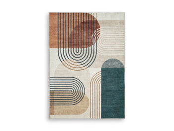 Farrendale Washable Area Rug - Furniture Land (Milwaukee, WI)