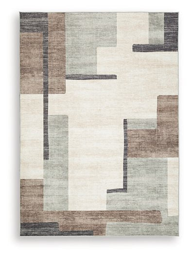 Larkport Washable Area Rug - Furniture Land (Milwaukee, WI)