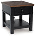 Wildenauer End Table - Furniture Land (Milwaukee, WI)