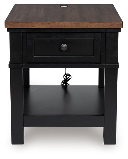 Wildenauer End Table - Furniture Land (Milwaukee, WI)