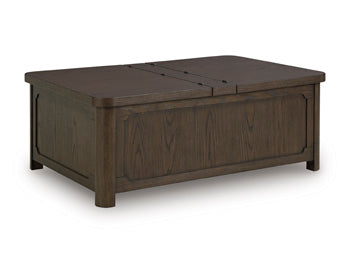 Breckington Coffee Table With Storage - Furniture Land (Milwaukee, WI)