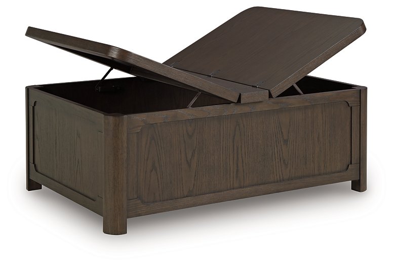 Breckington Coffee Table With Storage - Furniture Land (Milwaukee, WI)
