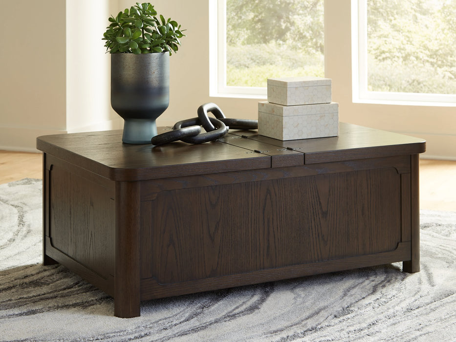 Breckington Coffee Table With Storage - Furniture Land (Milwaukee, WI)