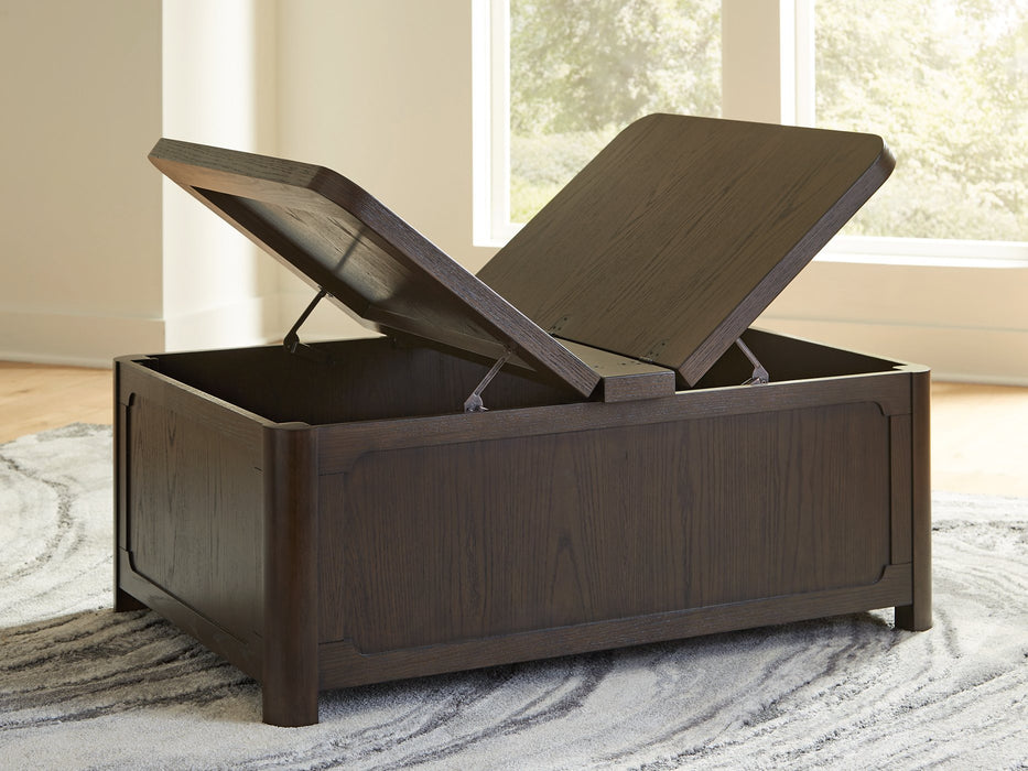 Breckington Coffee Table With Storage - Furniture Land (Milwaukee, WI)