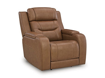 Knightington Power Recliner with Audio Seating - Furniture Land (Milwaukee, WI)