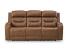 Knightington Power Reclining Sofa with Audio Seating - Furniture Land (Milwaukee, WI)