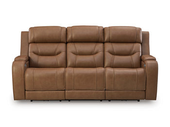 Knightington Power Reclining Sofa with Audio Seating - Furniture Land (Milwaukee, WI)