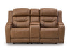 Knightington Power Reclining Loveseat with Audio Seating - Furniture Land (Milwaukee, WI)